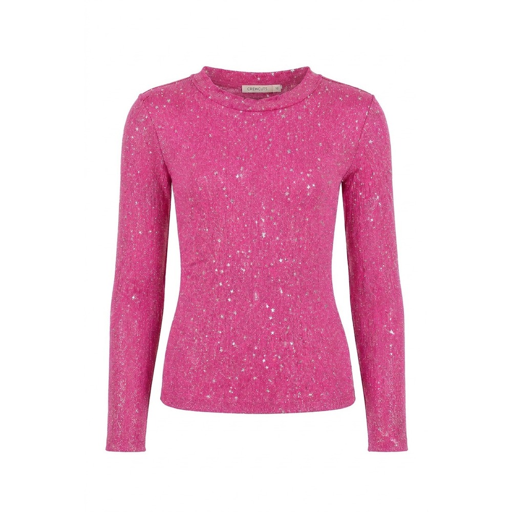 Sheer Metallic Mesh Top Womens L Pink Sparkle Barbie Cyber Mall‎ Goth Y2K Glam